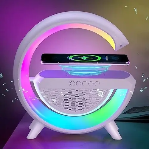 Bocina G con base de carga inalámbrica RGB (YX-0687)