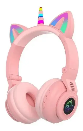 AUDIFONOS DE DIADEMA LINK BITS DISEÑO UNICORNIO