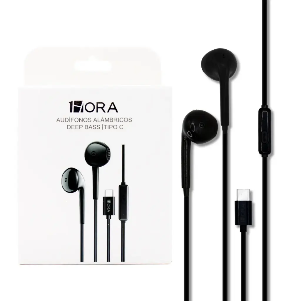 AUDIFONOS ALAMBRICOS TIPO C AUT 124