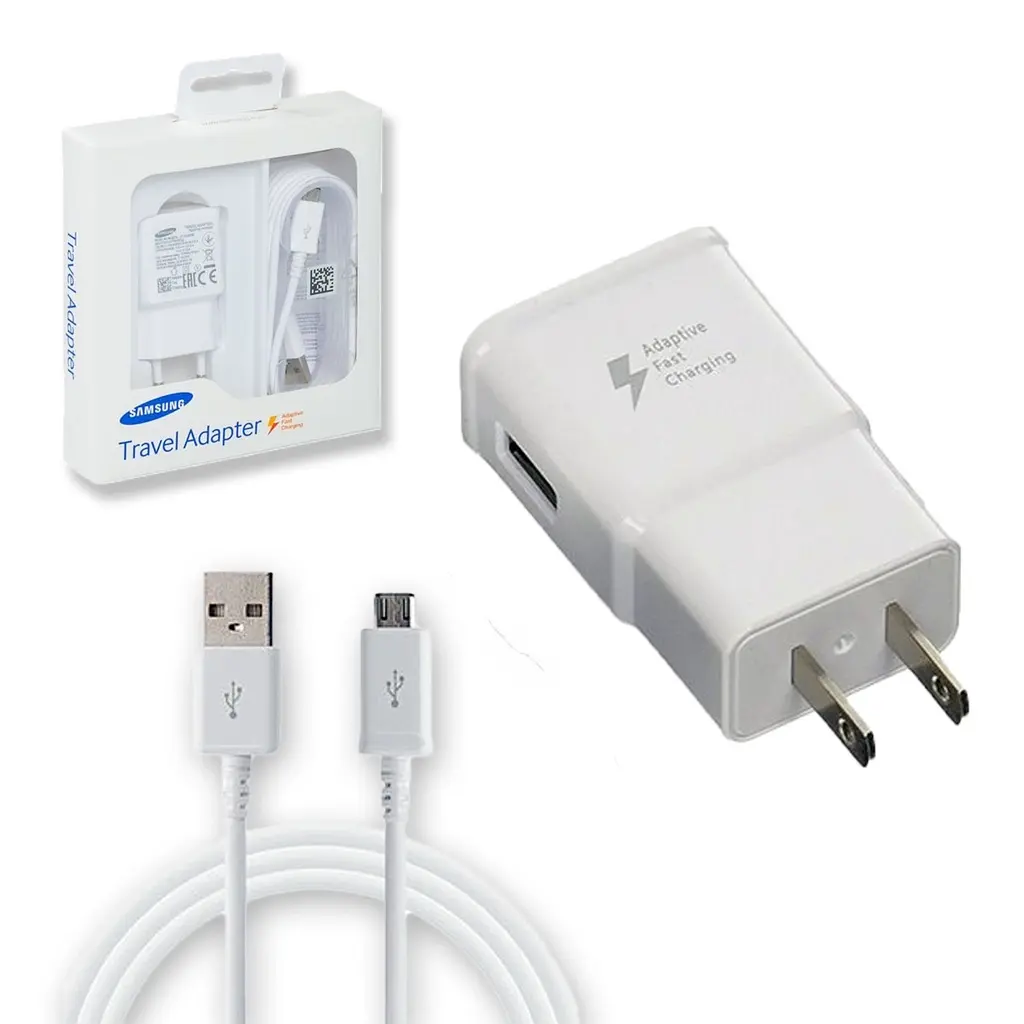 COMBO CARGADOR TRIVEL ADAPTER SAMSUNG V8 ECC1D