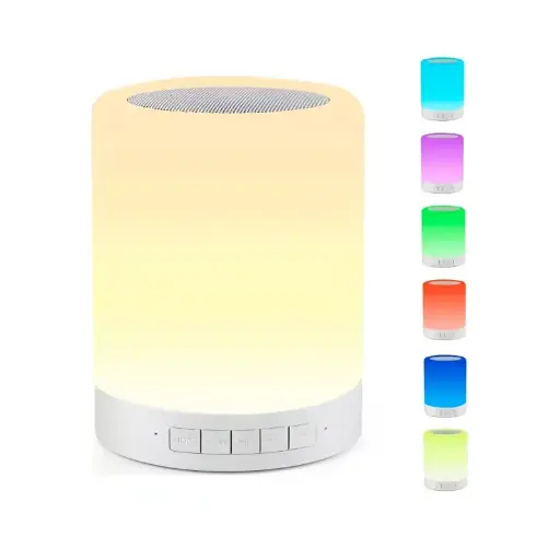 Bocina bluetooth cilíndrica rgb (#XM-7100)