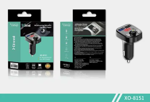 RECEPTOR BLUETOOTH AUNTO ENCENDEDOR MULTIFUNCION XO-8128