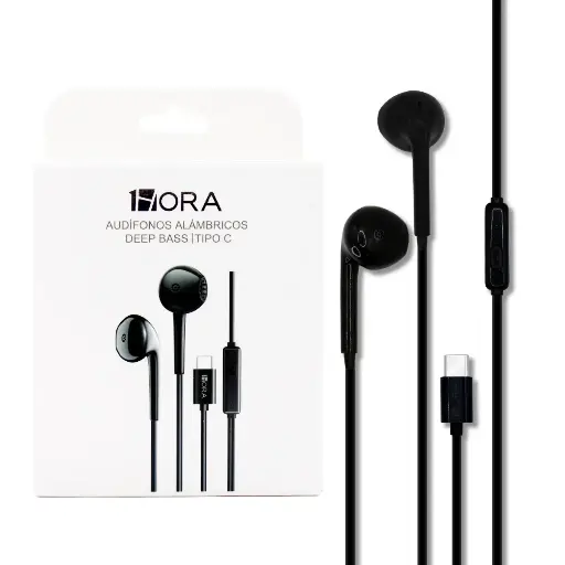 AUDIFONOS ALAMBRICOS TIPO C AUT 124