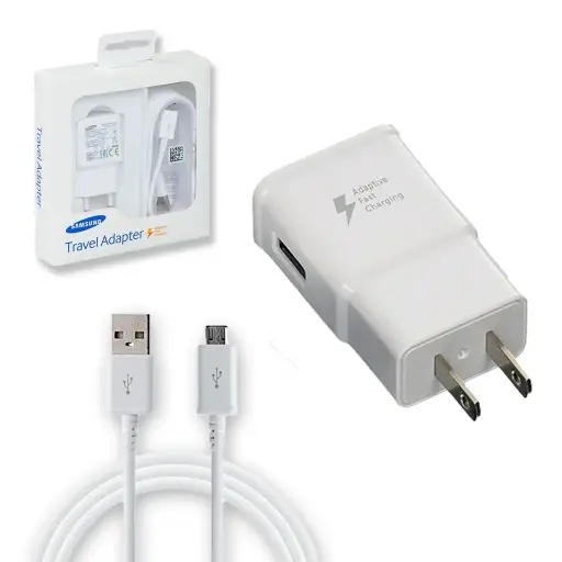 COMBO CARGADOR TRIVEL ADAPTER SAMSUNG V8 ECC1D